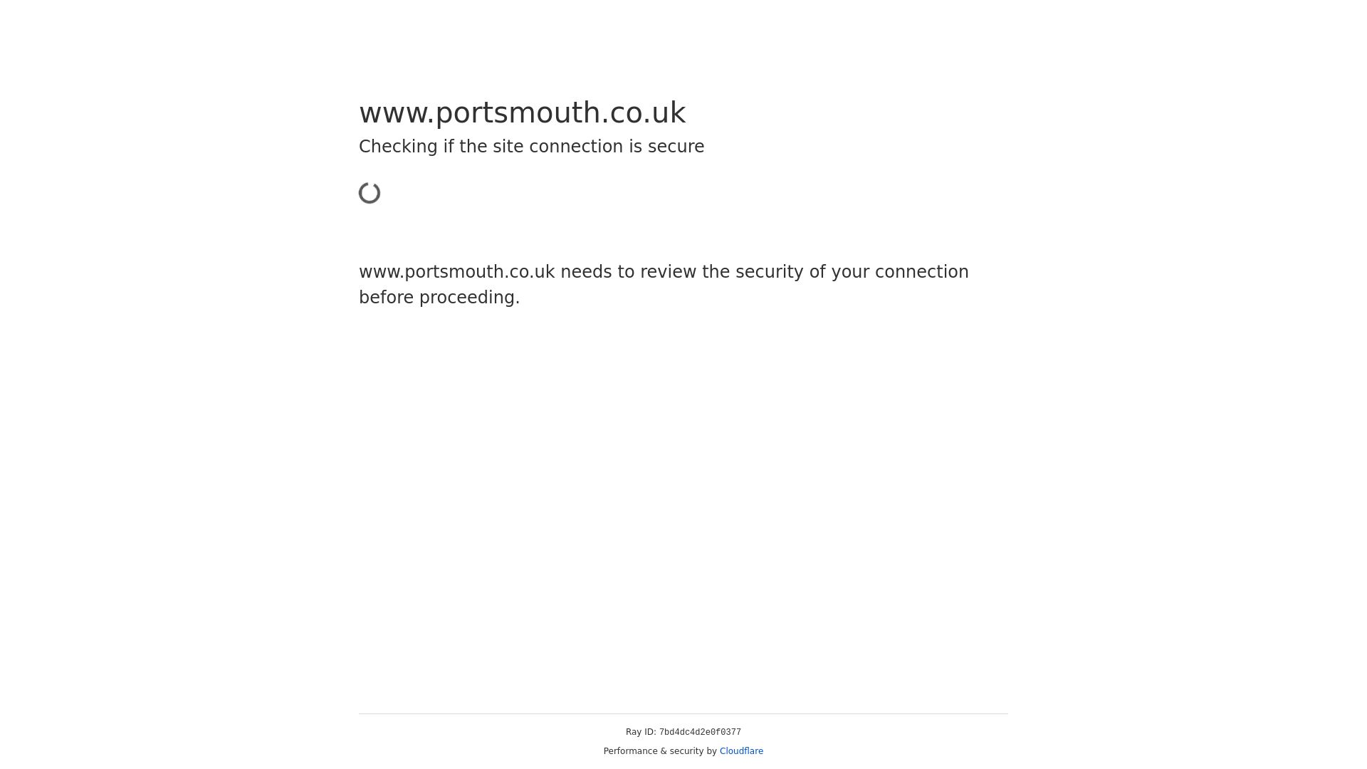 Статус сайта portsmouth.co.uk ОНЛАЙН