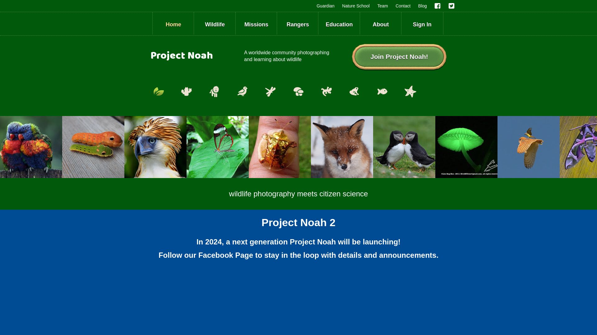 Статус сайта projectnoah.org ОНЛАЙН