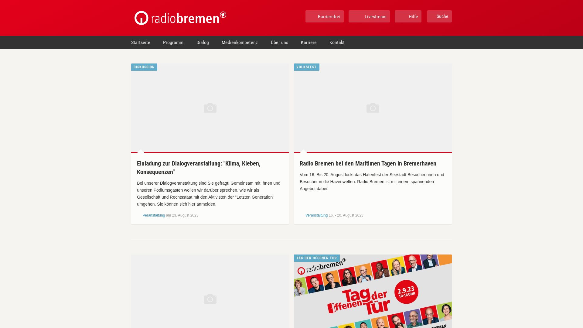 Статус сайта radiobremen.de ОНЛАЙН