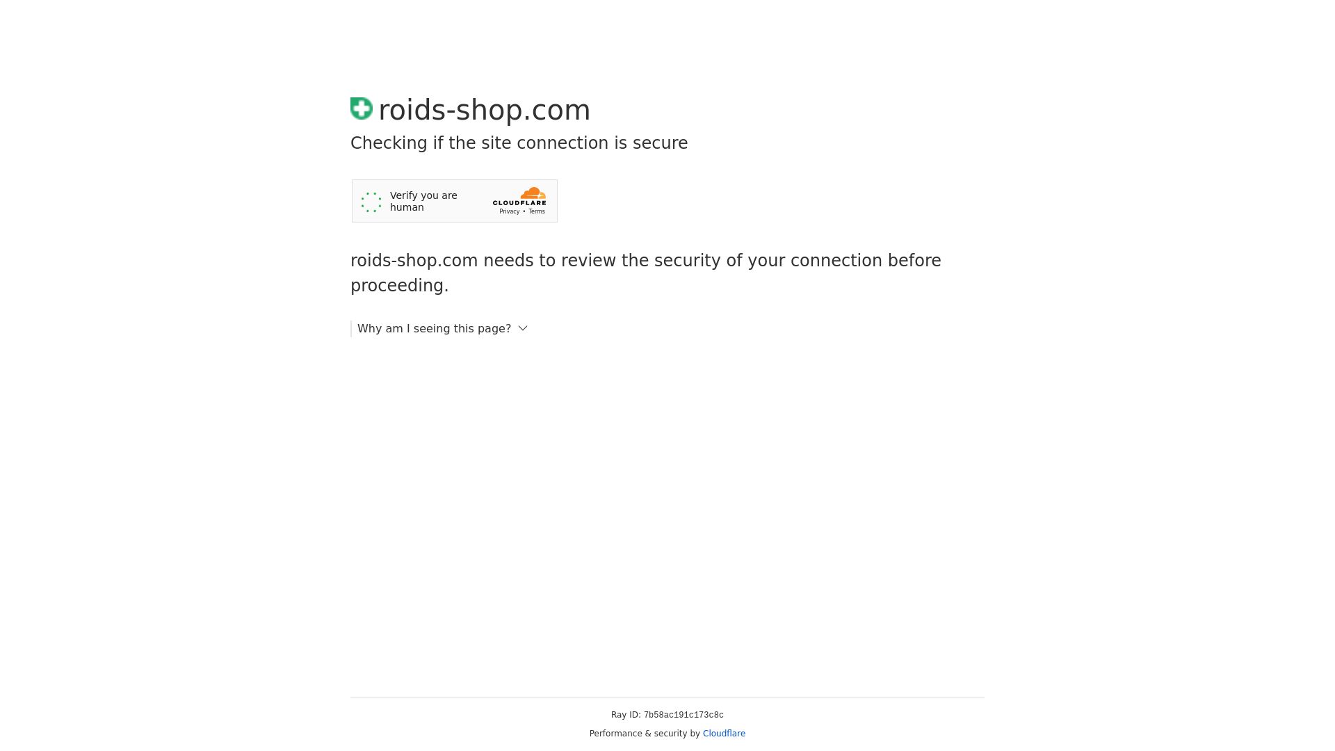 Статус сайта roids-shop.com ОНЛАЙН