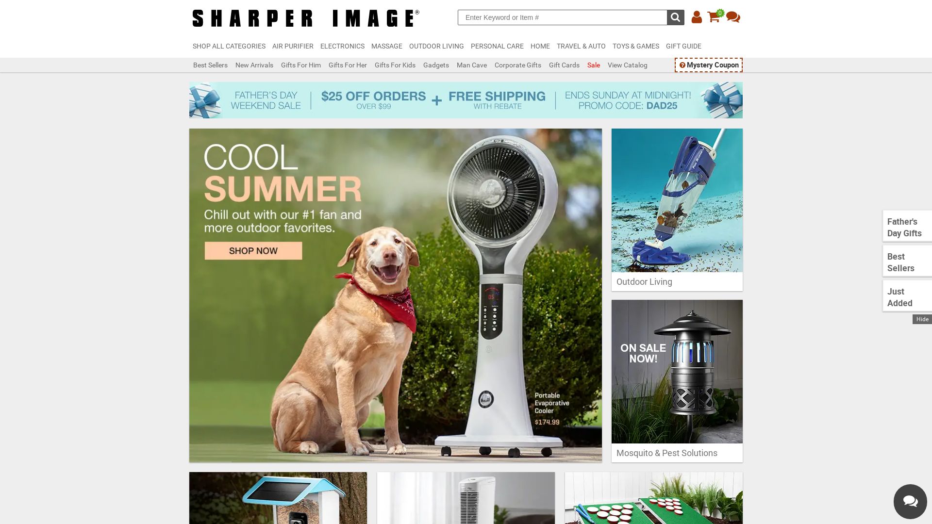 Статус сайта sharperimage.com ОНЛАЙН