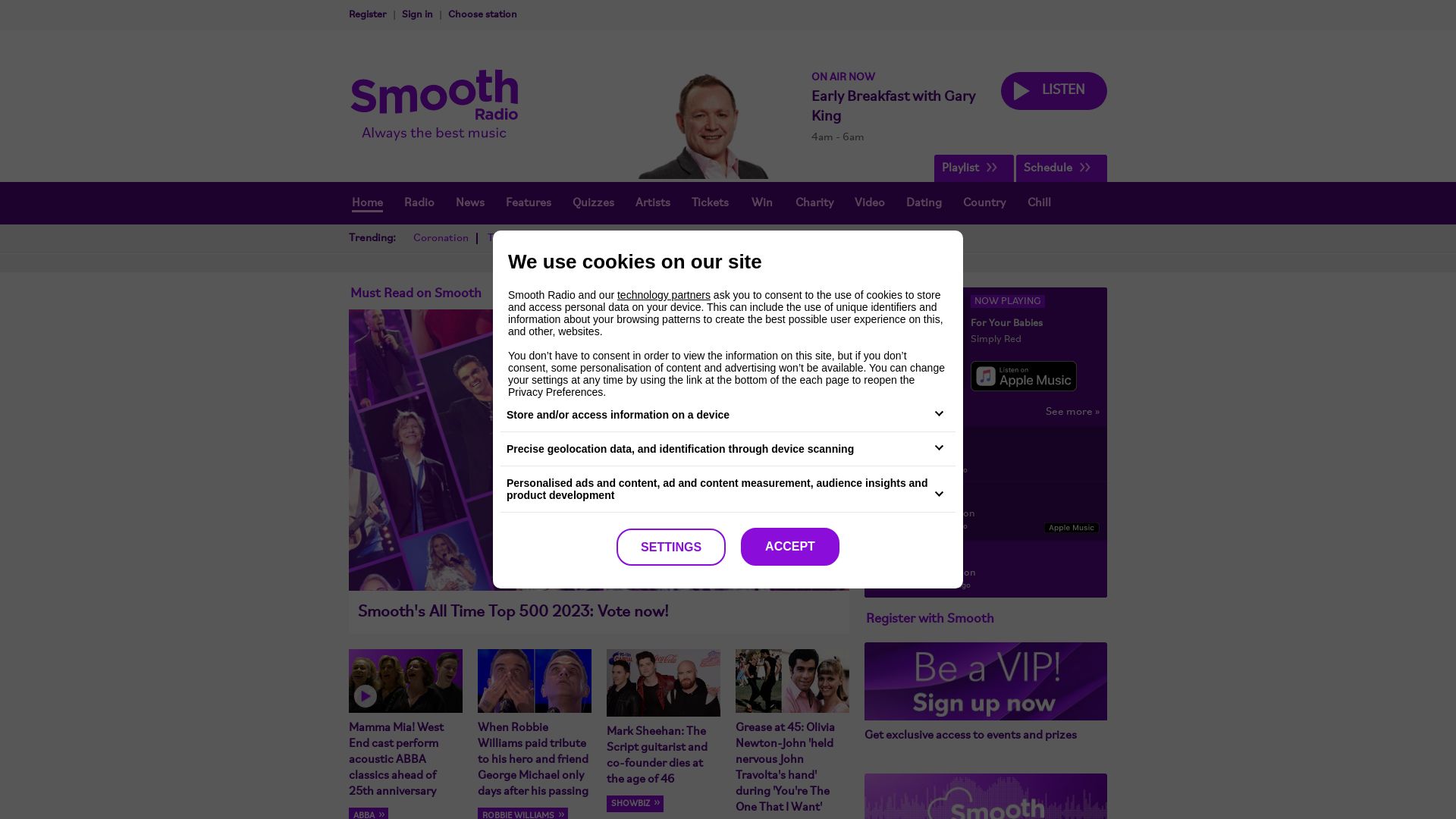 Статус сайта smoothradio.com ОНЛАЙН