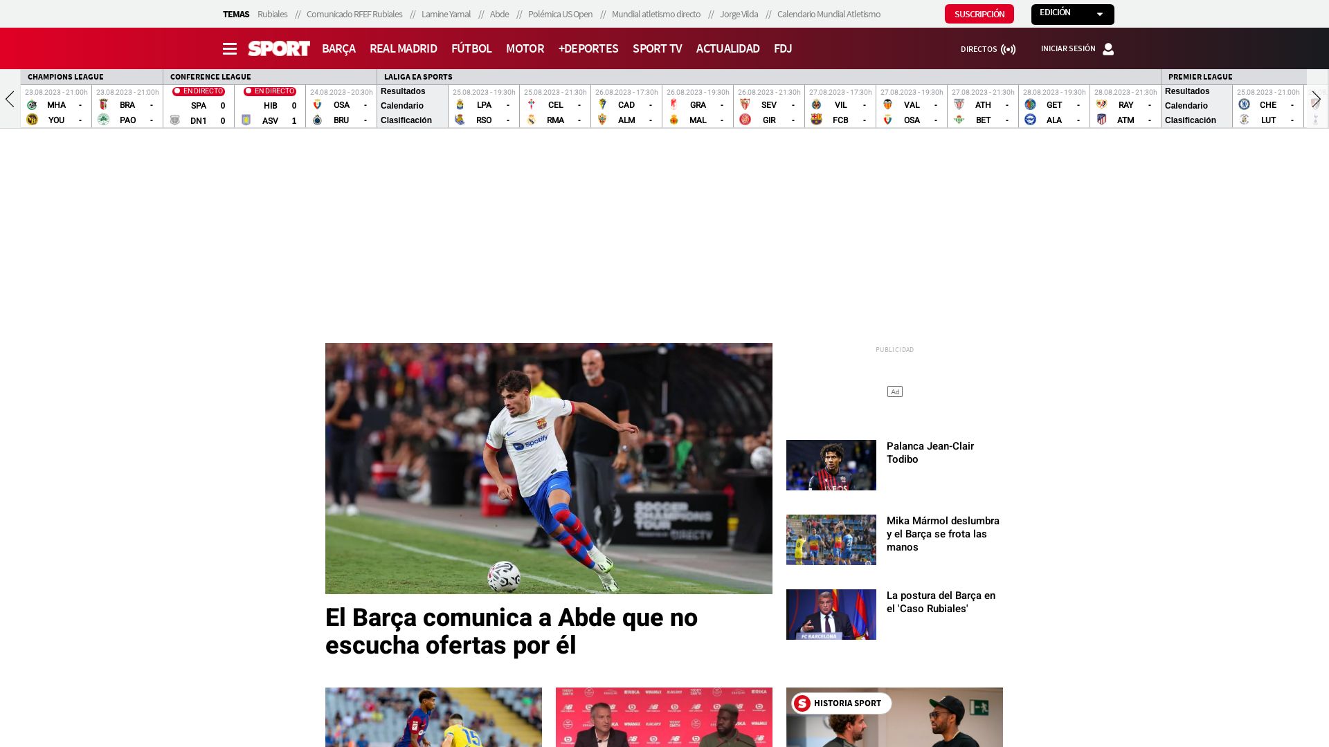 Статус сайта sport.es ОНЛАЙН