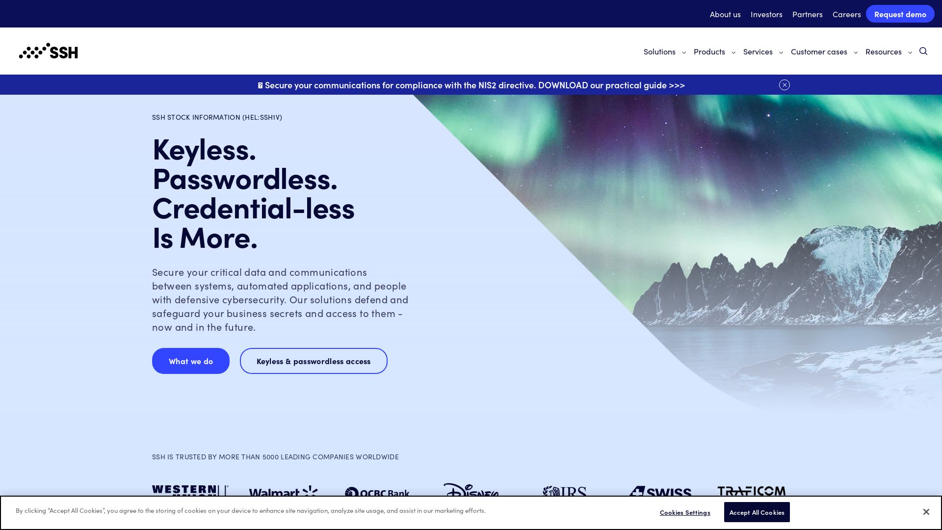 Статус сайта ssh.com ОНЛАЙН