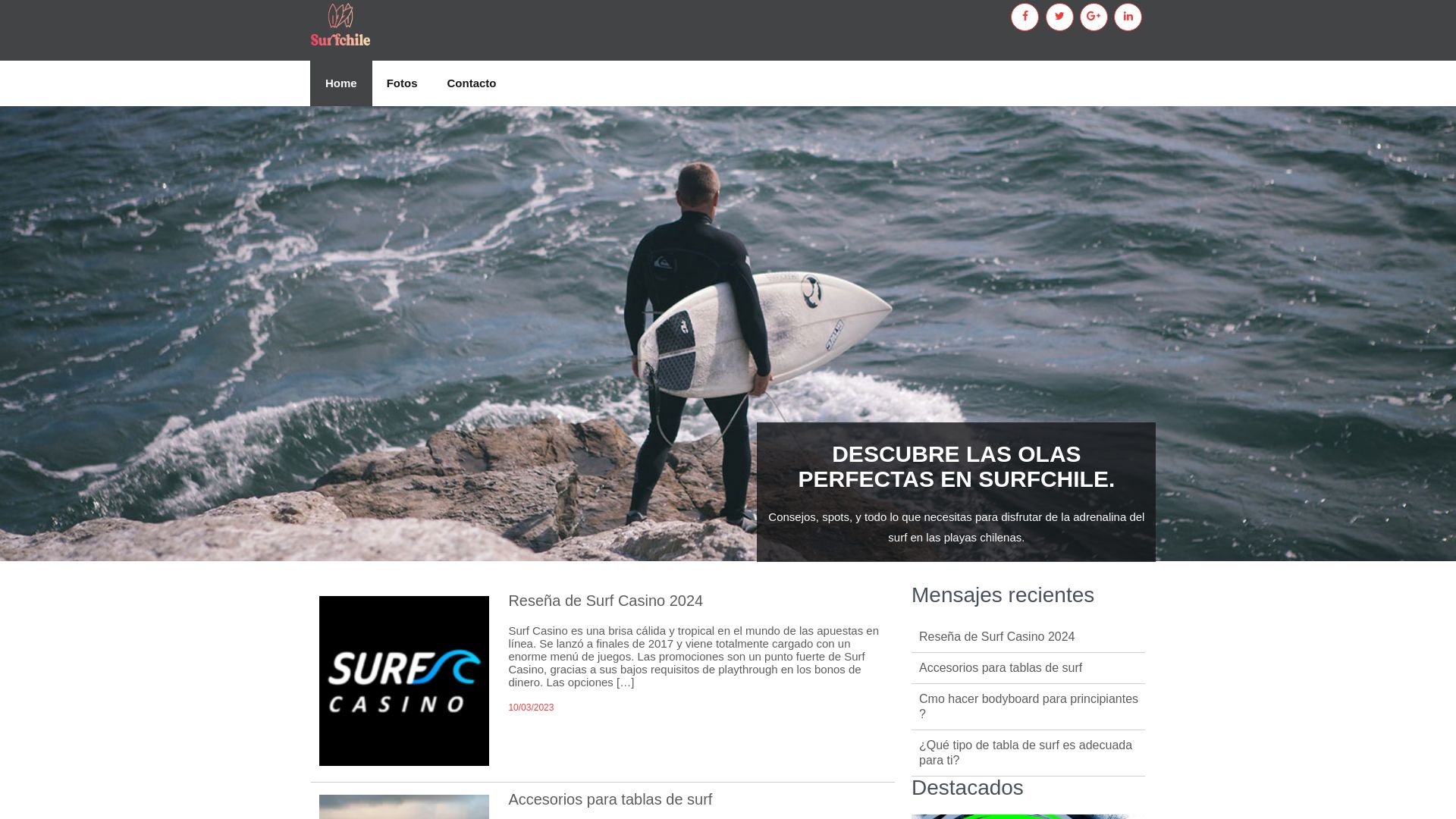 Статус сайта surfchile.cl ОНЛАЙН