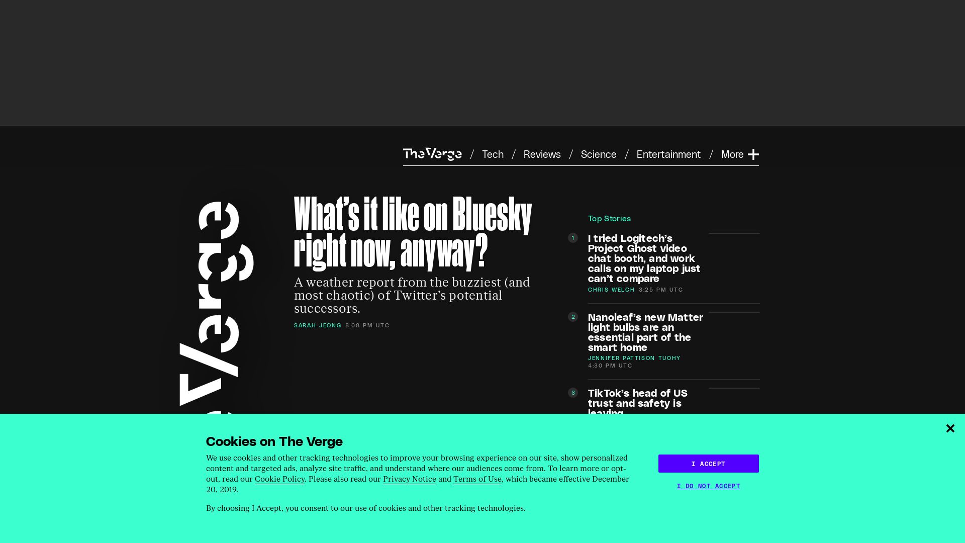 Статус сайта theverge.com ОНЛАЙН