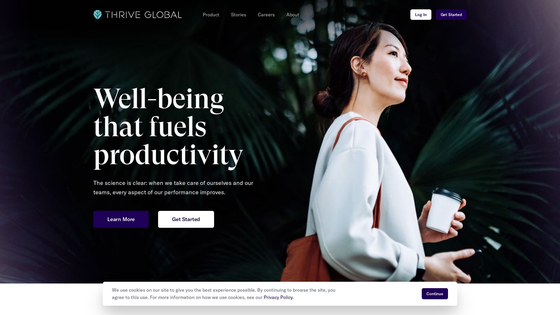 Статус сайта thriveglobal.com ОНЛАЙН