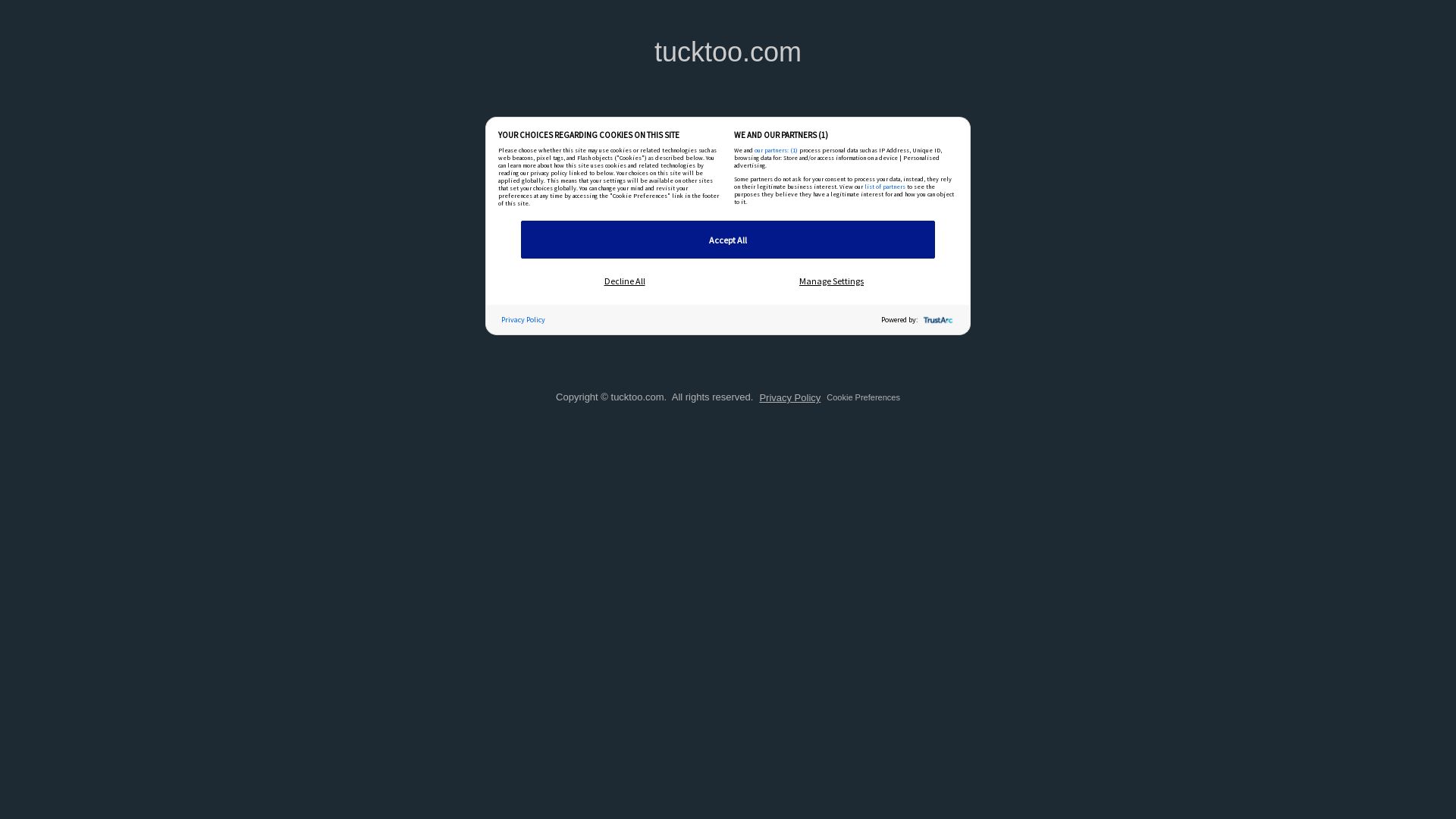 Статус сайта tucktoo.com ОНЛАЙН