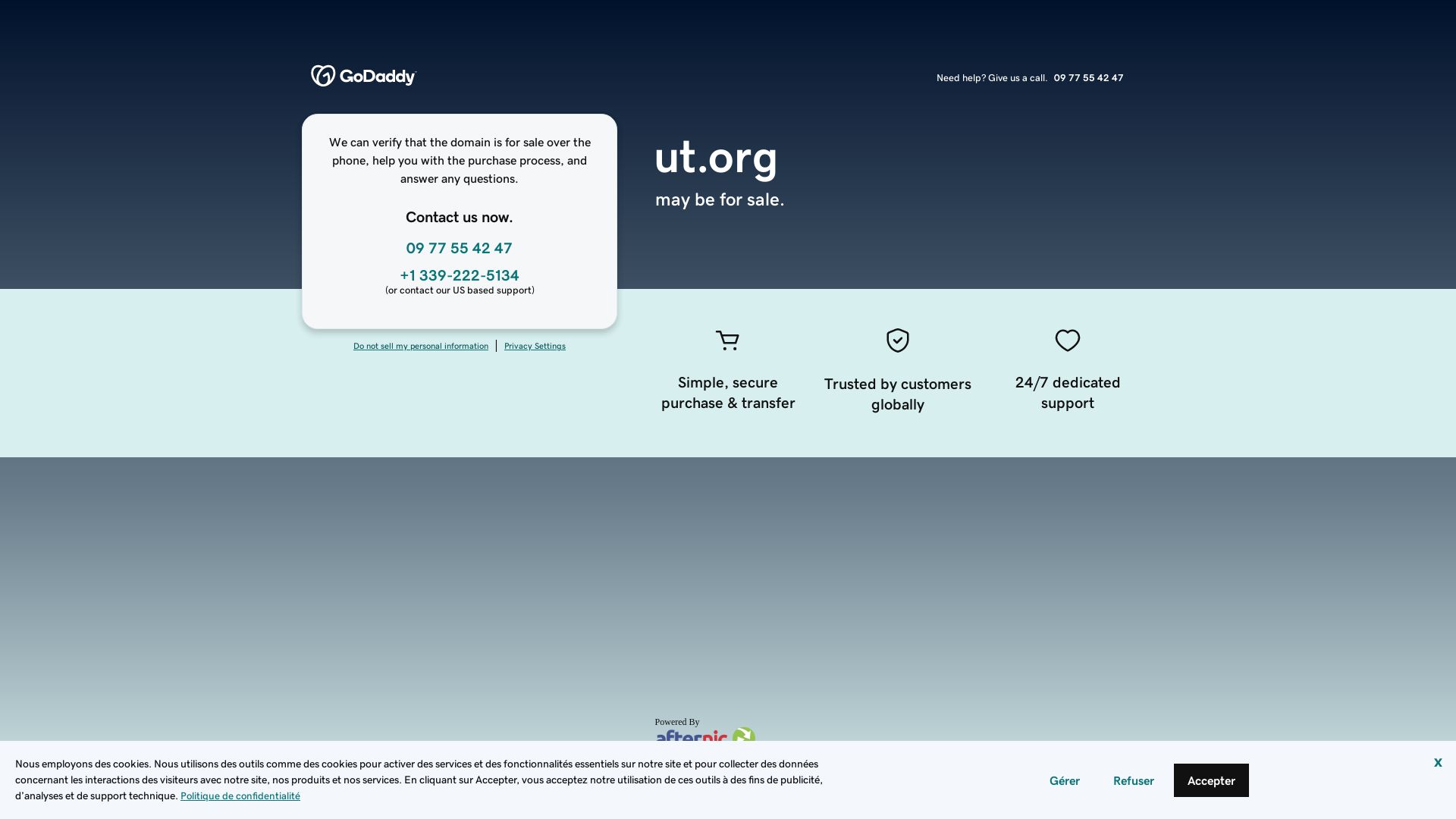 Статус сайта ut.org ОНЛАЙН