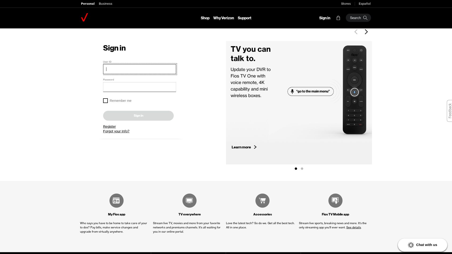 Статус сайта verizon.net ОНЛАЙН