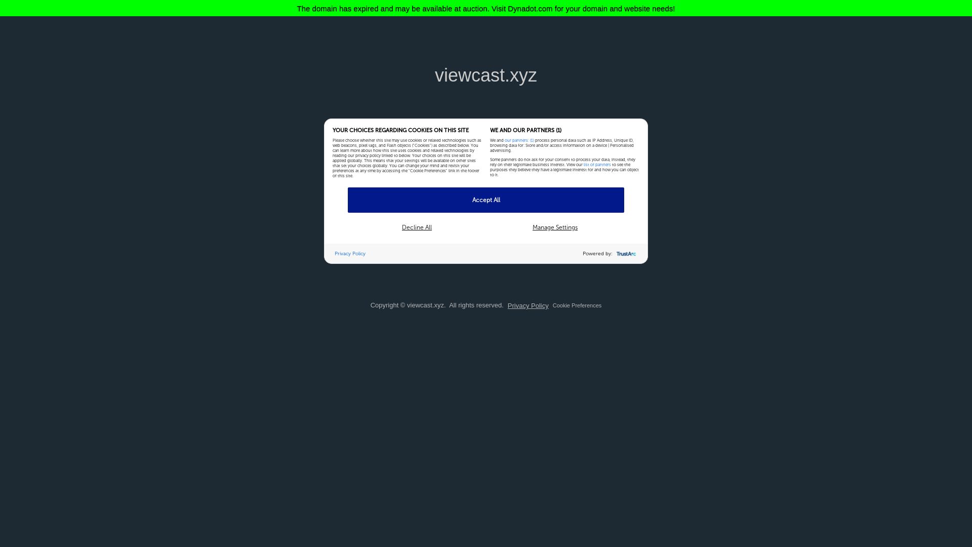 Статус сайта viewcast.xyz ОНЛАЙН