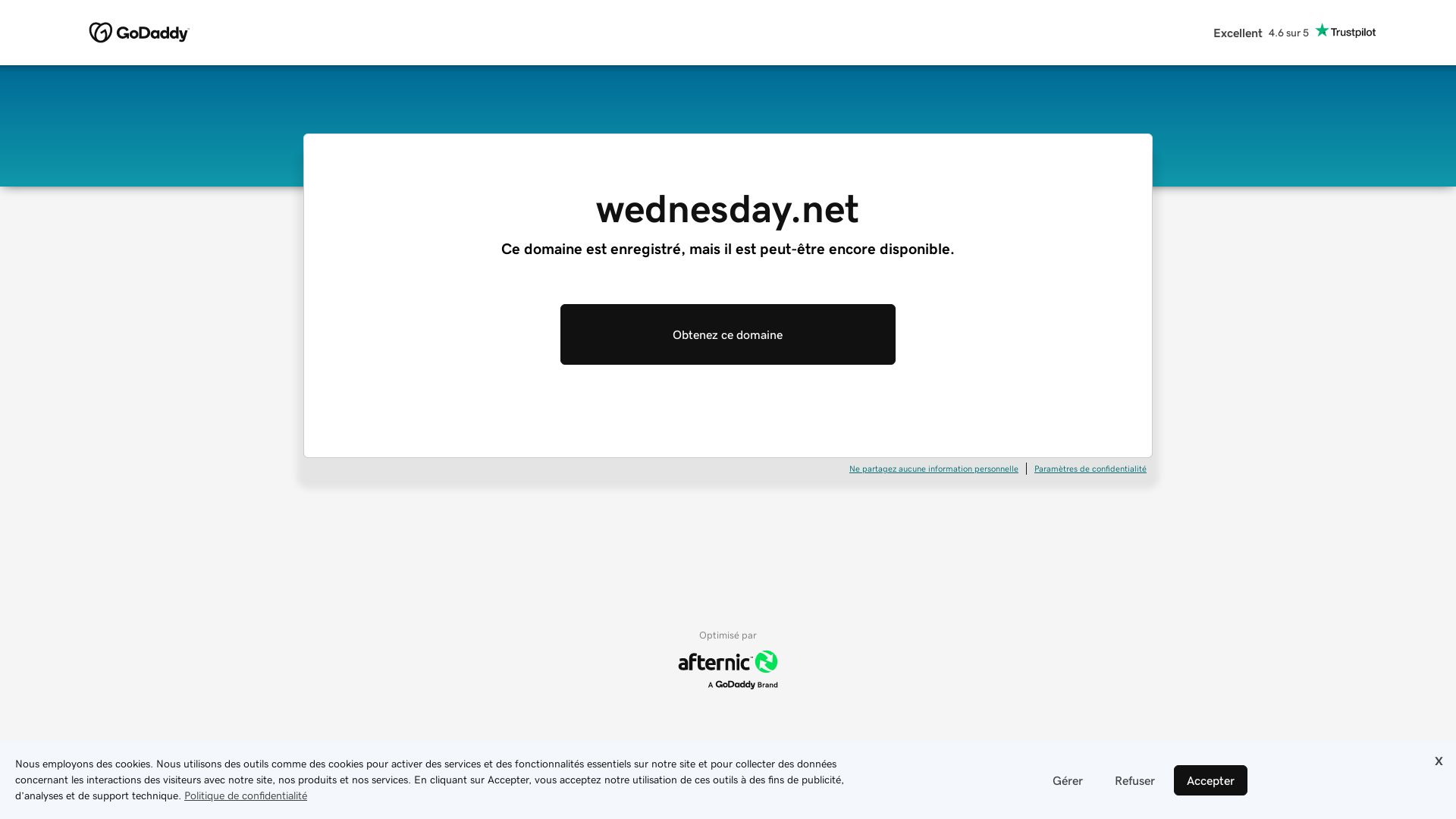 Статус сайта wednesday.net ОНЛАЙН