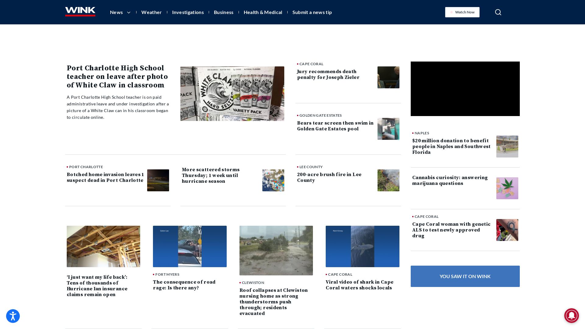 Статус сайта winknews.com ОНЛАЙН