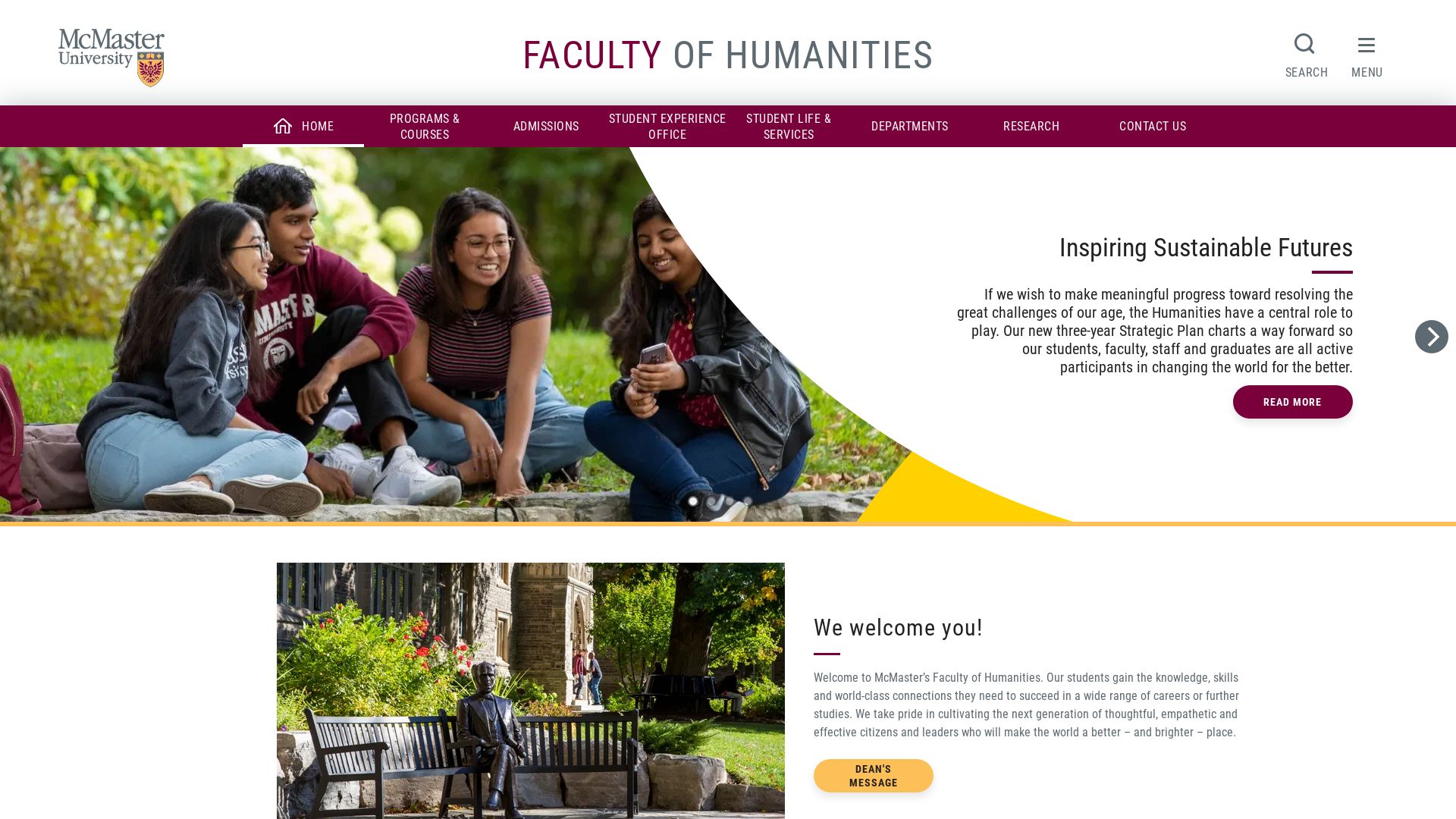 Статус сайта www.humanities.mcmaster.ca ОНЛАЙН