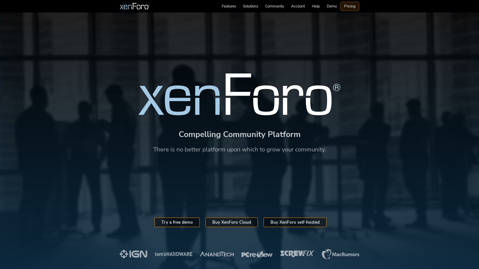 Статус сайта xenforo.com ОНЛАЙН