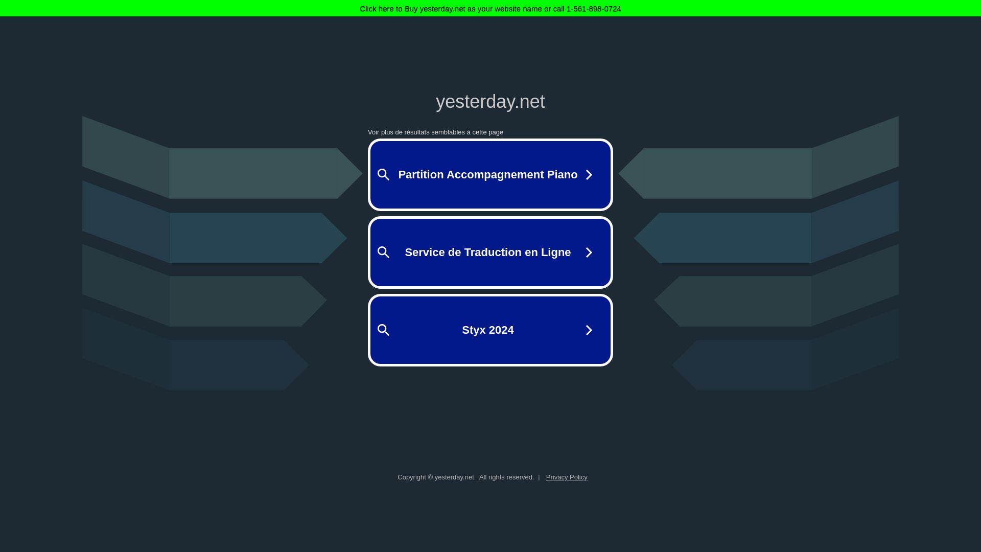 Статус сайта yesterday.net ОНЛАЙН