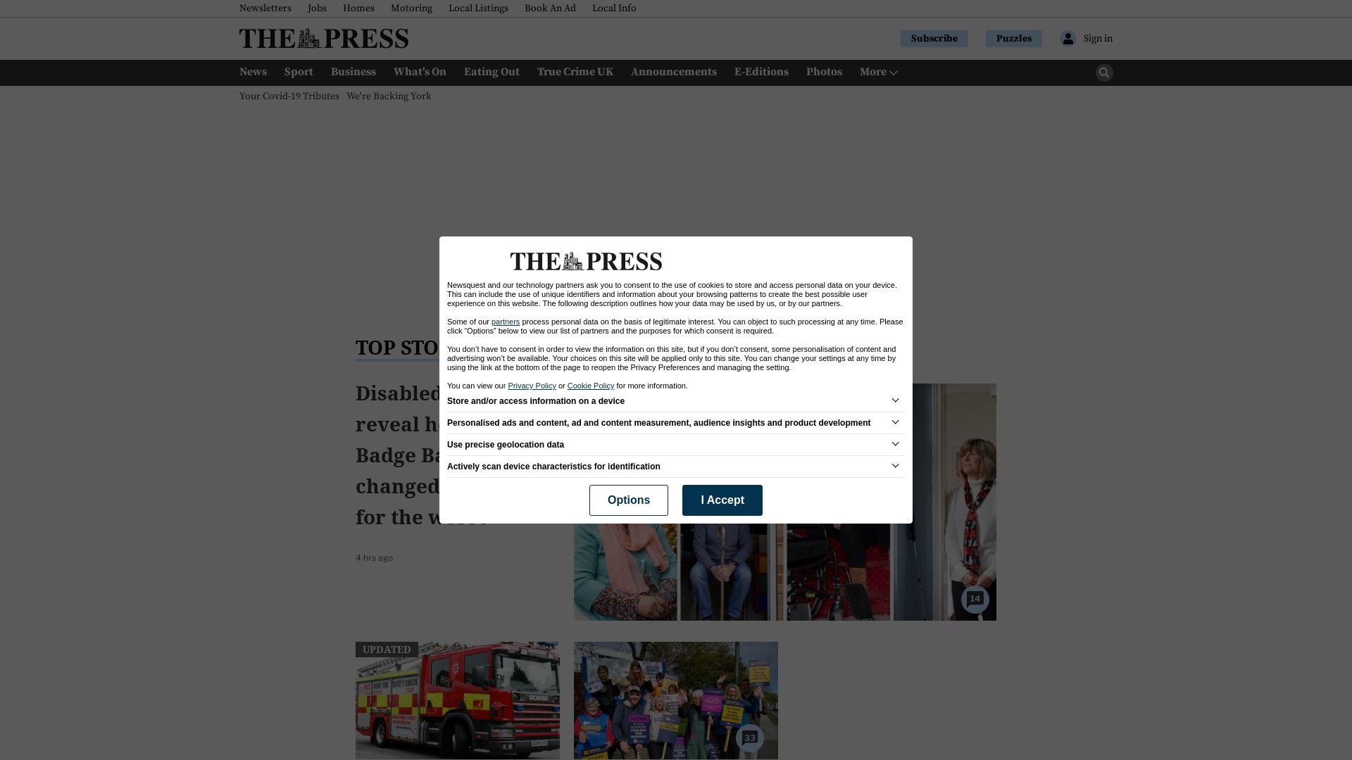 Статус сайта yorkpress.co.uk ОНЛАЙН